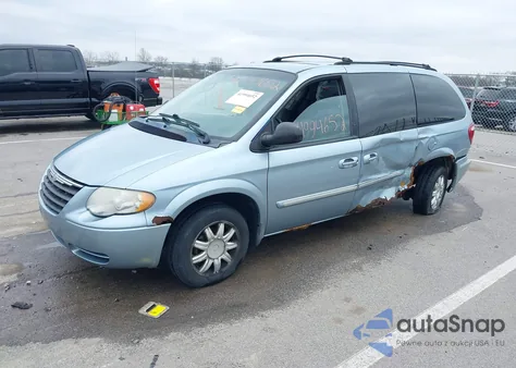 2006 Chrysler Town & Country Touring из США, поврежденный, VIN 2A4GP54L76R871014